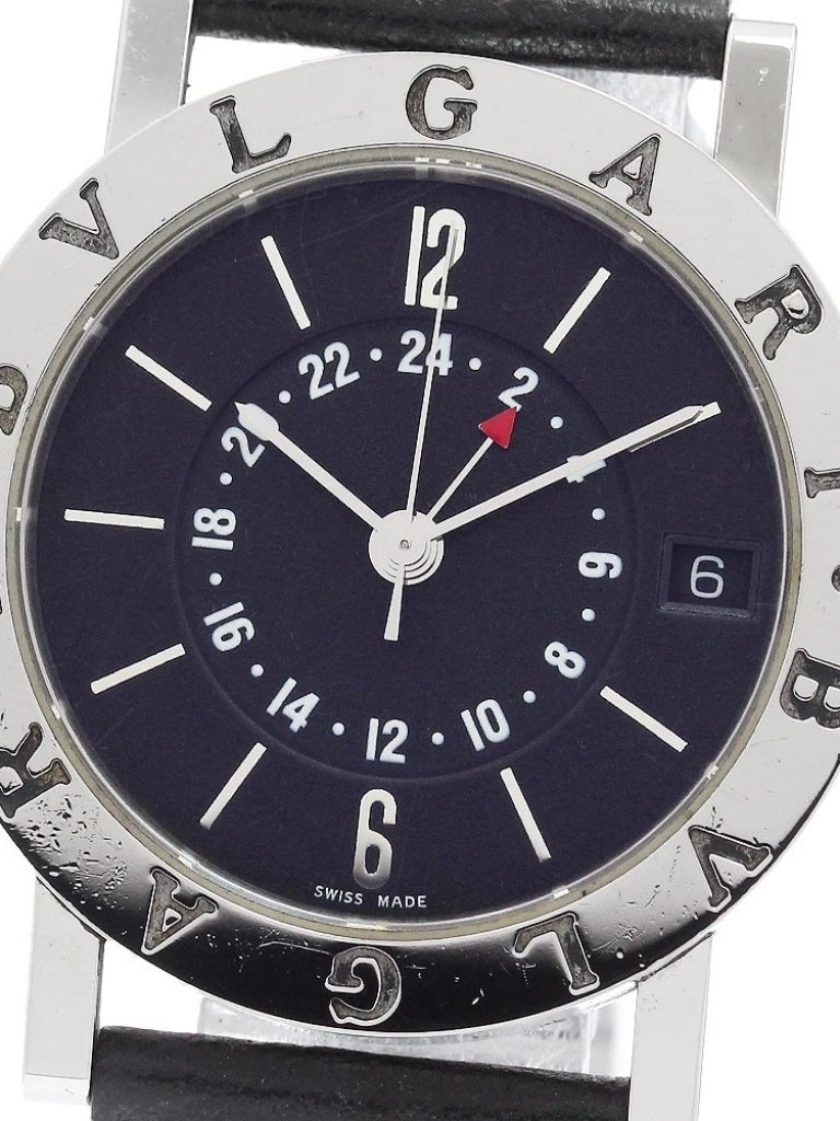 Bvlgari Bvlgaribvlgari Bb33slgmt Gmt Date Automatic Boys Watch936032